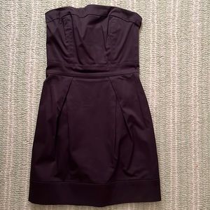 French Connection Grey Strapless Dress Size 2